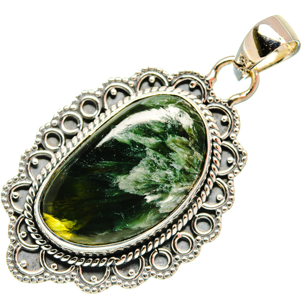Seraphinite Pendants handcrafted by Anasilvercos - PD25877 - Photo 2