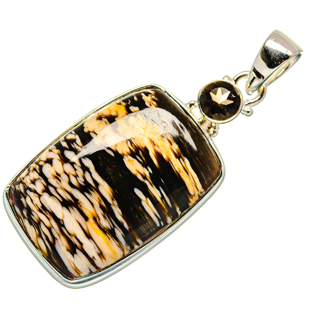 Peanut Wood Jasper Pendants handcrafted by Anasilvercos - PD25880 - Photo 2