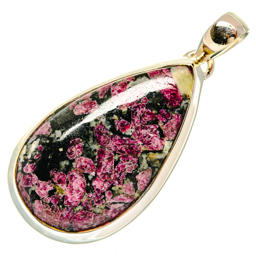 Russian Eudialyte Pendants handcrafted by Anasilvercos - PD25882 - Photo 2