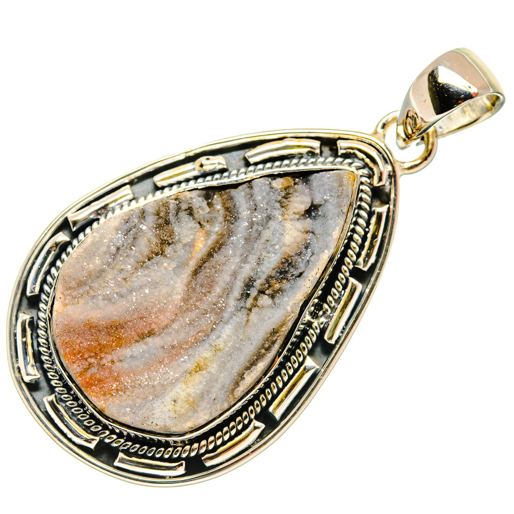 Desert Druzy Pendants handcrafted by Anasilvercos - PD25884 - Photo 2