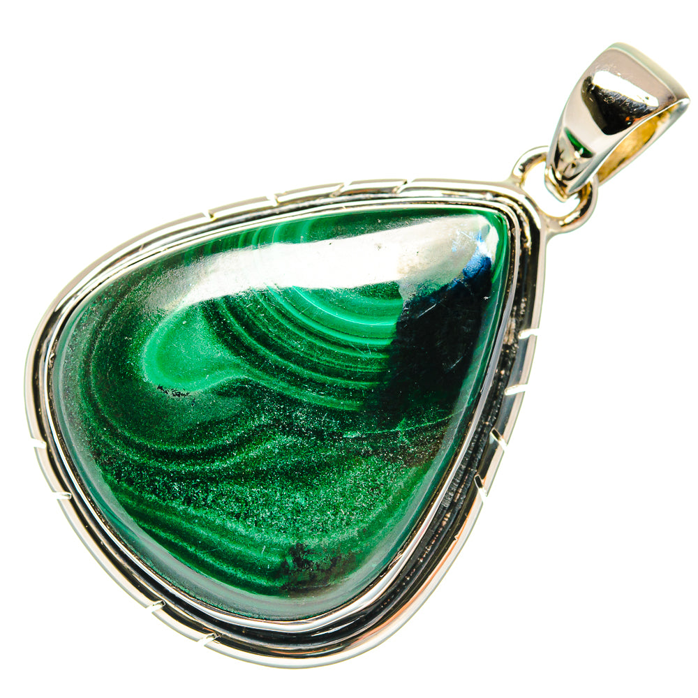 Malachite Pendants handcrafted by Anasilvercos - PD25889 - Photo 2