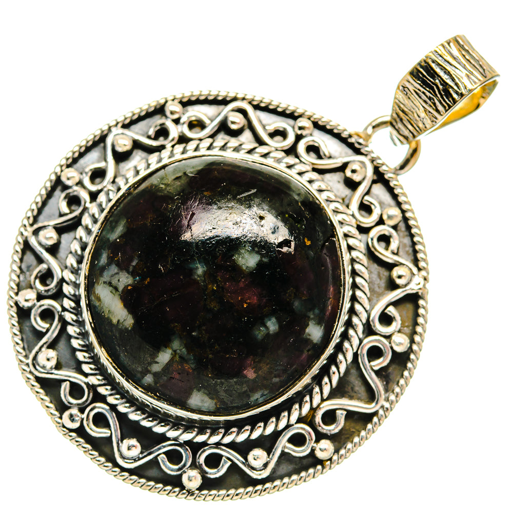 Russian Eudialyte Pendants handcrafted by Anasilvercos - PD25900 - Photo 2