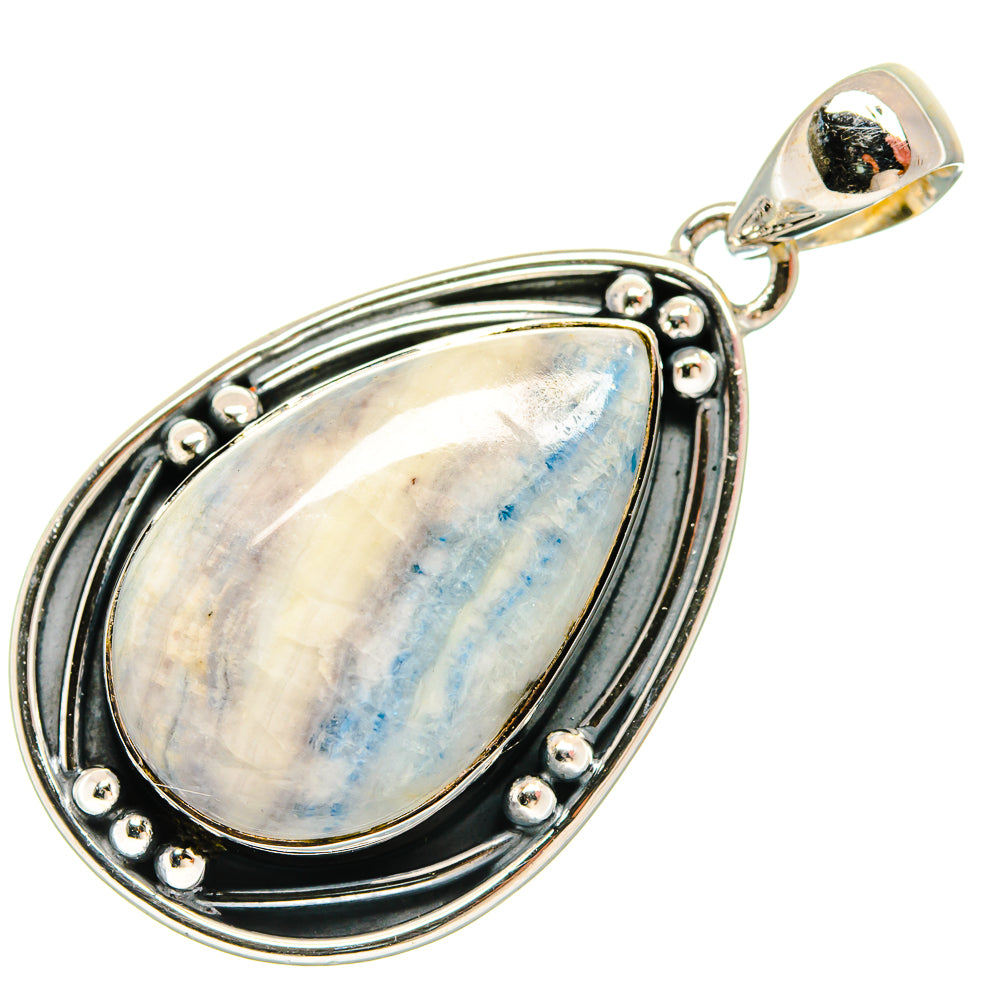Blue Scheelite Pendants handcrafted by Anasilvercos - PD25904 - Photo 2