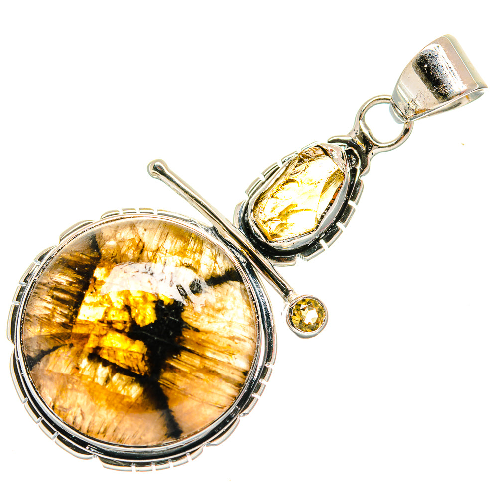 Chiastolite Pendants handcrafted by Anasilvercos - PD25921 - Photo 2