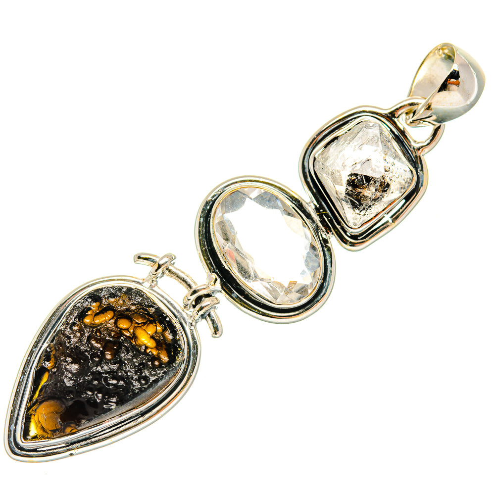 Tektite Pendants handcrafted by Anasilvercos - PD25934 - Photo 2