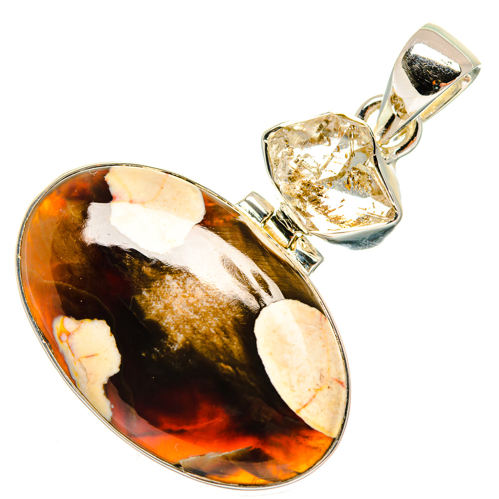Peanut Wood Jasper Pendants handcrafted by Anasilvercos - PD25943 - Photo 2