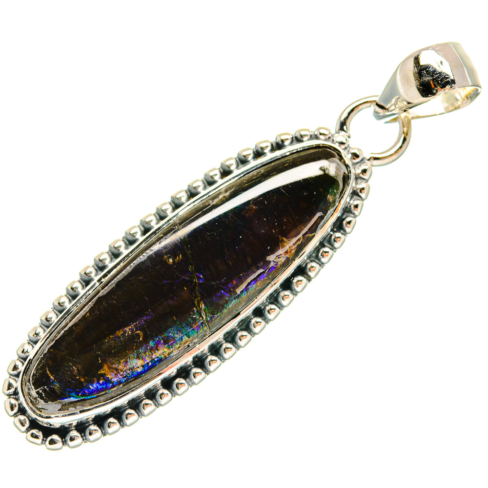 Ammolite Pendants handcrafted by Anasilvercos - PD25958 - Photo 2