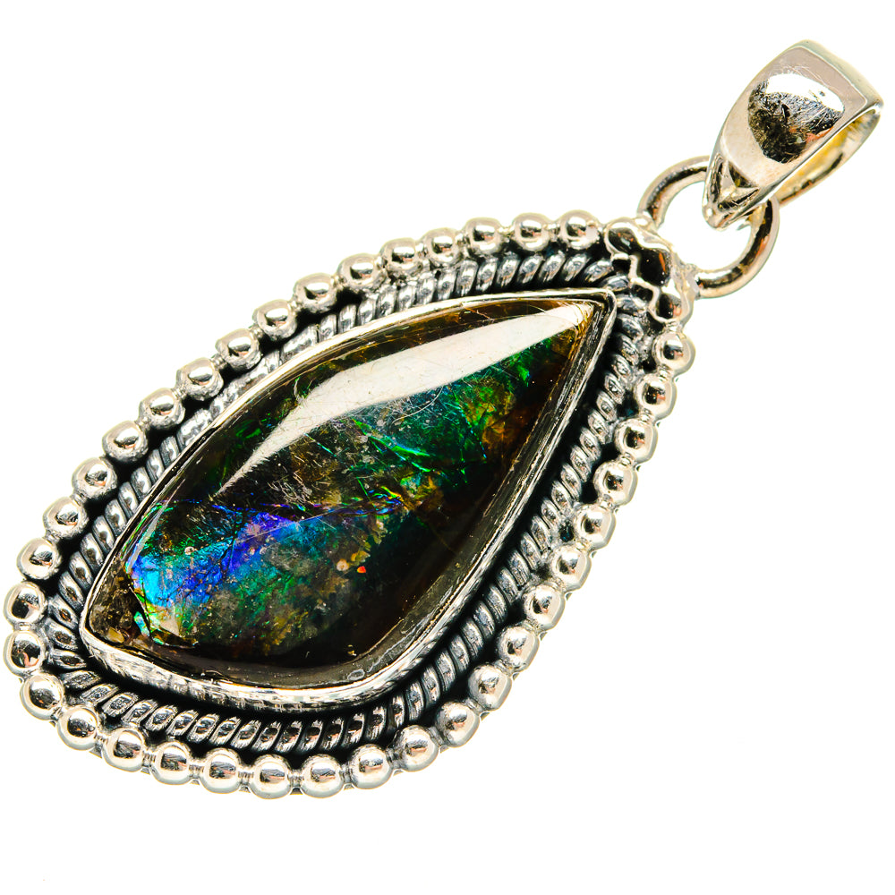 Ammolite Pendants handcrafted by Anasilvercos - PD25959