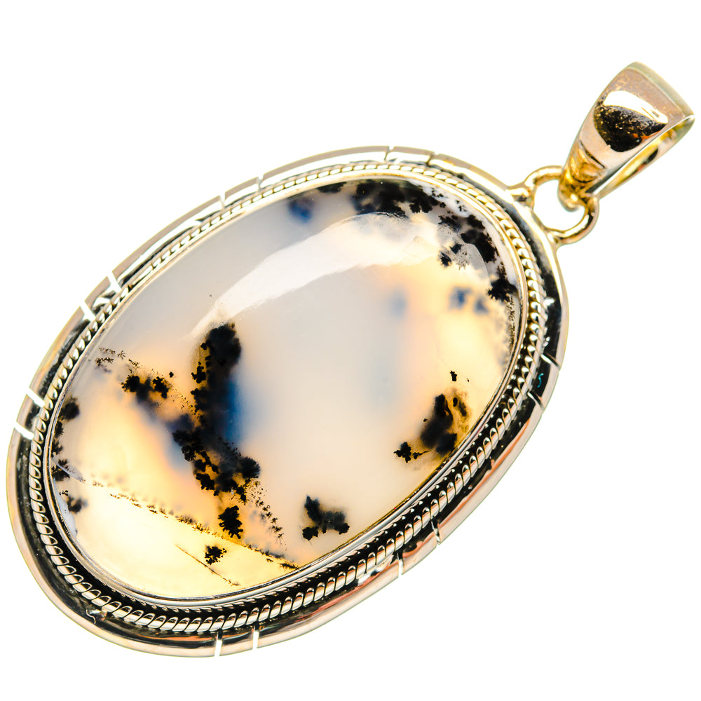 Dendritic Opal Pendants handcrafted by Anasilvercos - PD25978 - Photo 2