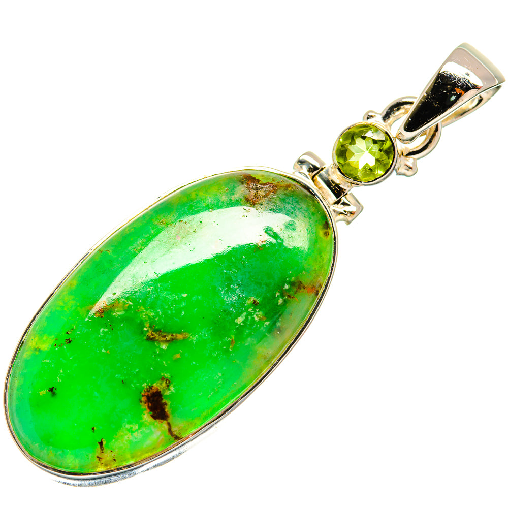 Chrysoprase Pendants handcrafted by Anasilvercos - PD25988 - Photo 2