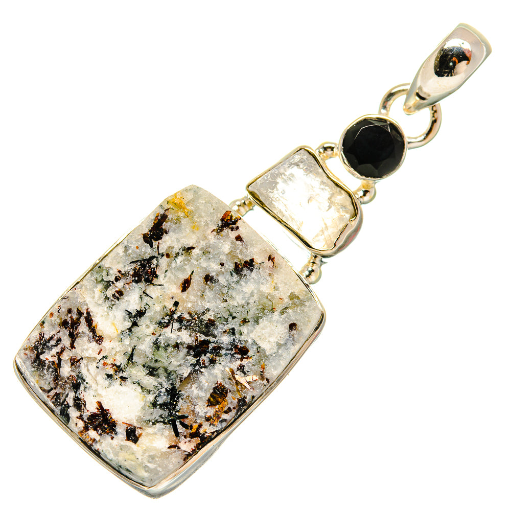 Astrophyllite Pendants handcrafted by Anasilvercos - PD25989 - Photo 2