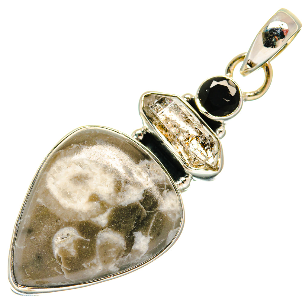 Ocean Jasper Pendants handcrafted by Anasilvercos - PD25993 - Photo 2
