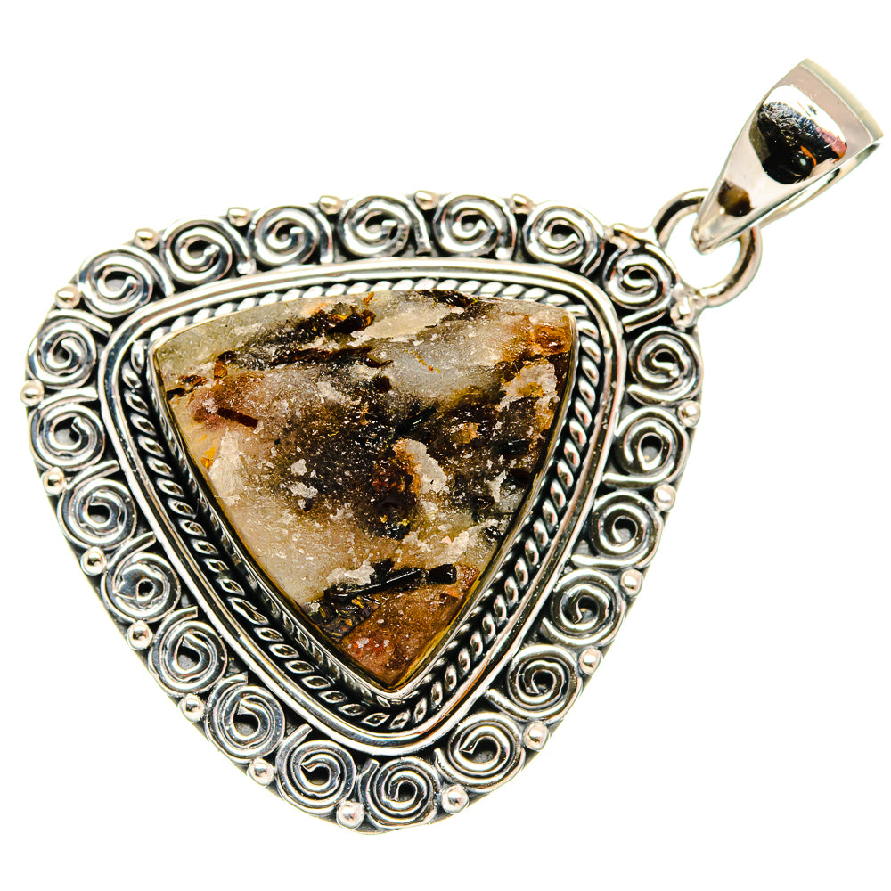 Astrophyllite Pendants handcrafted by Anasilvercos - PD25995 - Photo 2