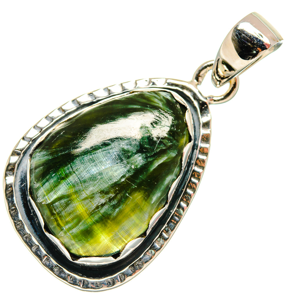 Seraphinite Pendants handcrafted by Anasilvercos - PD25996 - Photo 2