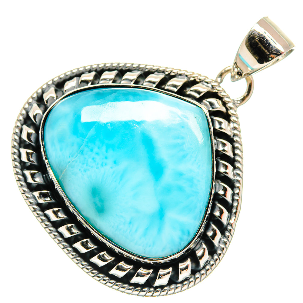 Larimar Pendants handcrafted by Anasilvercos - PD25997 - Photo 2