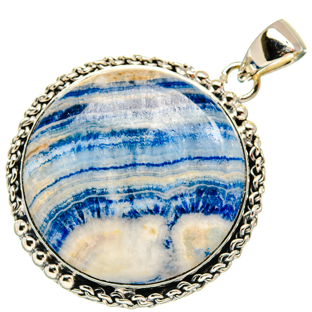 Blue Scheelite Pendants handcrafted by Anasilvercos - PD26002 - Photo 2