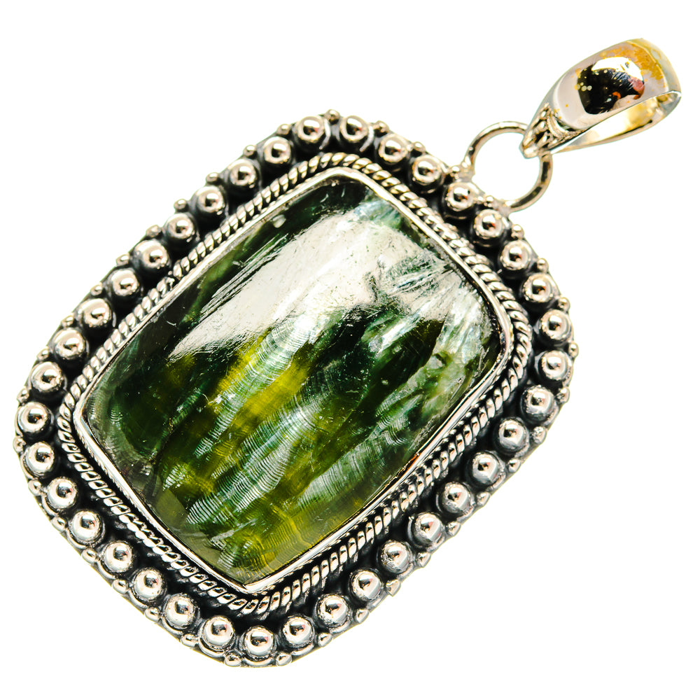 Seraphinite Pendants handcrafted by Anasilvercos - PD26005 - Photo 2