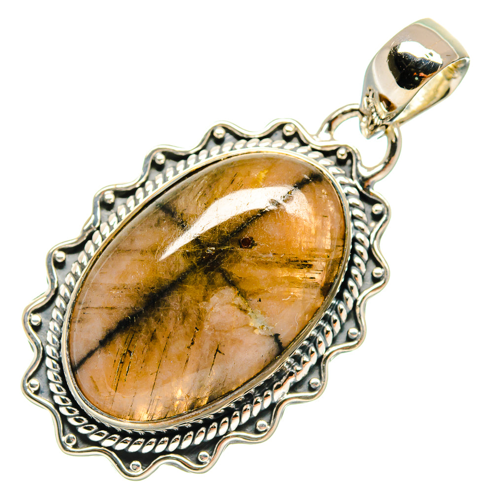 Chiastolite Pendants handcrafted by Anasilvercos - PD26012 - Photo 2