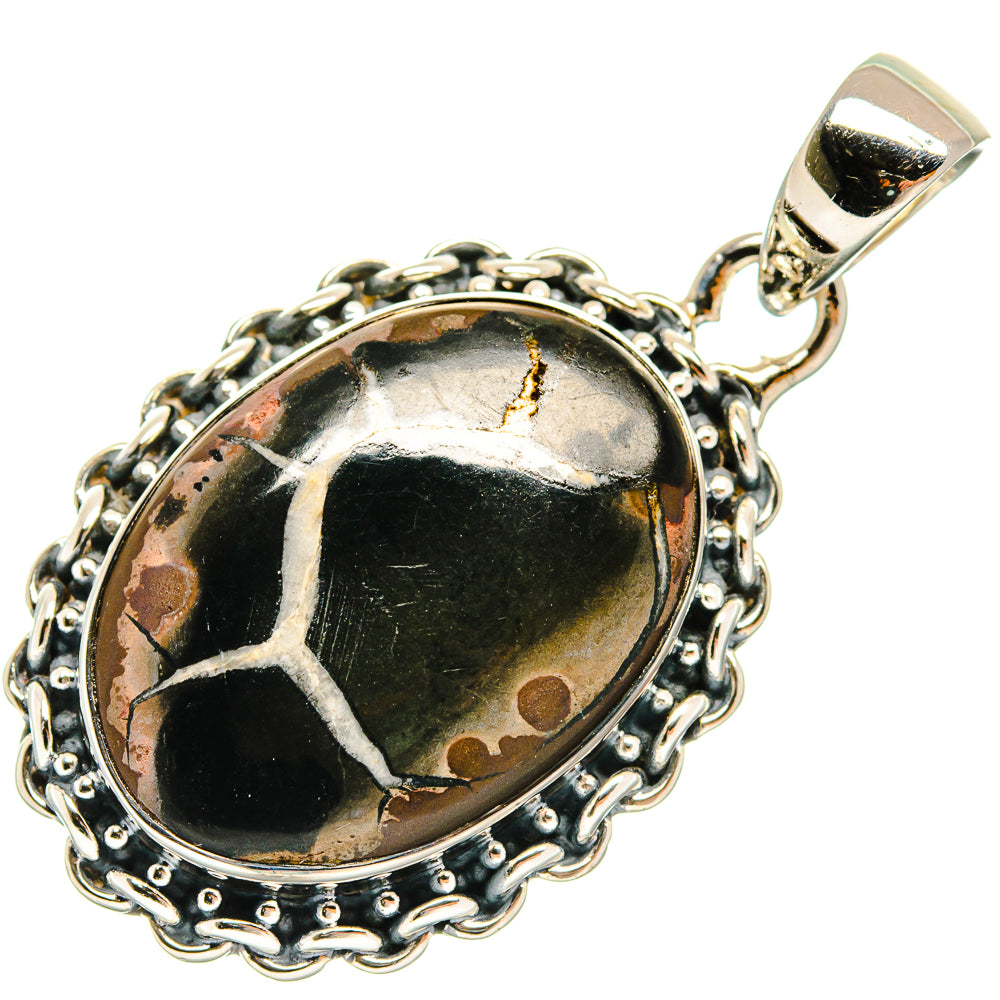 Septarian Geode Pendants handcrafted by Anasilvercos - PD26016 - Photo 2