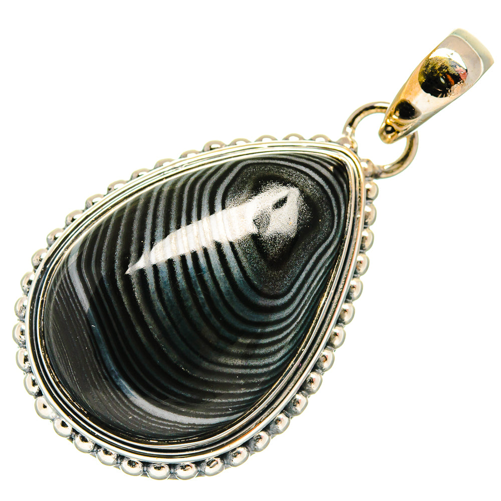 Psilomelane Pendants handcrafted by Anasilvercos - PD26020 - Photo 2
