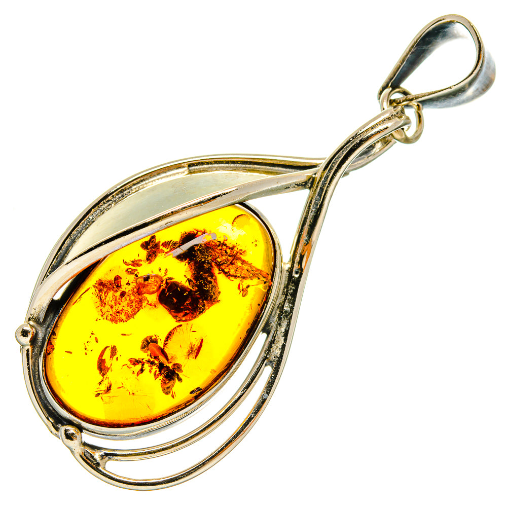 Baltic Amber Pendants handcrafted by Anasilvercos - PD26048 - Photo 2