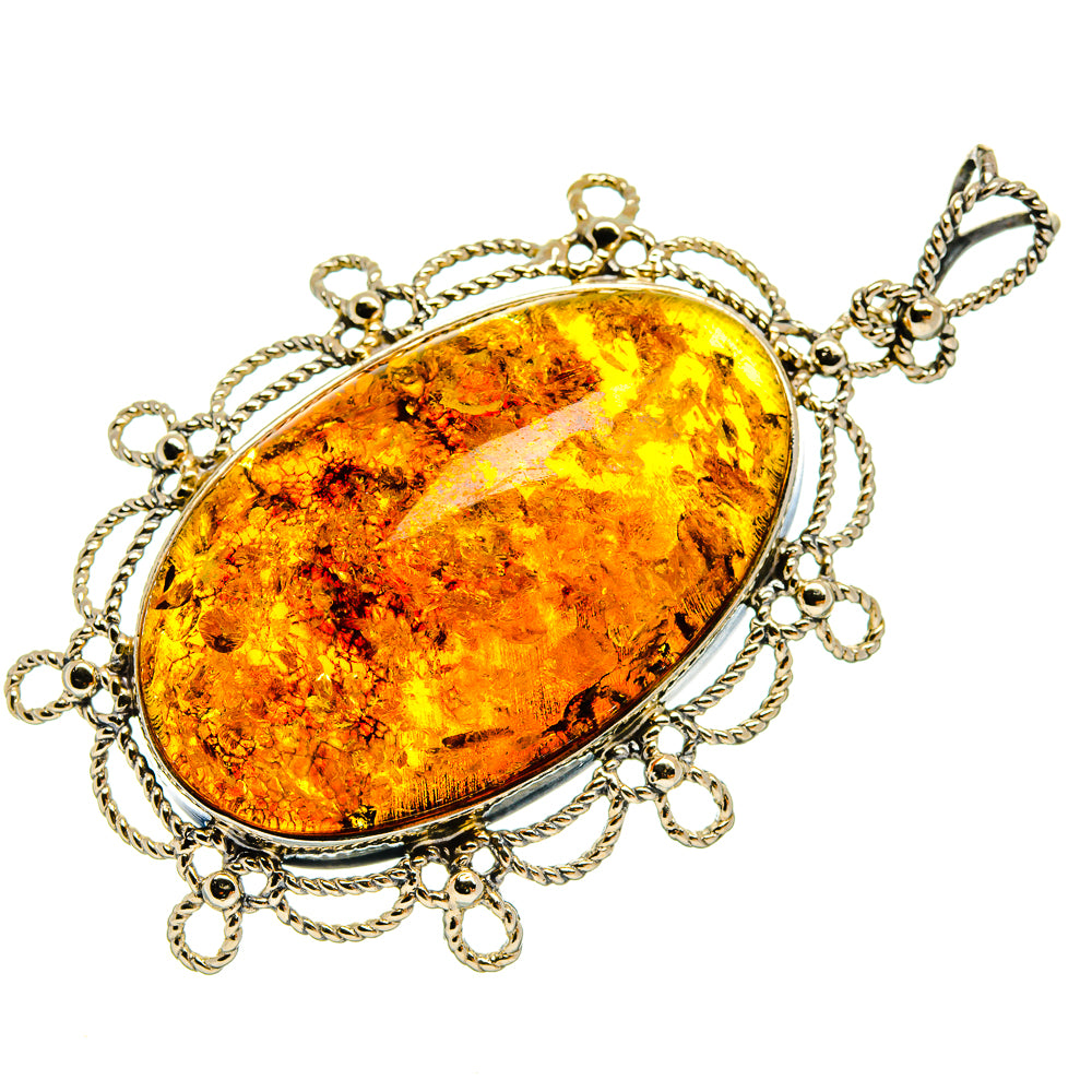 Baltic Amber Pendants handcrafted by Anasilvercos - PD26051 - Photo 2