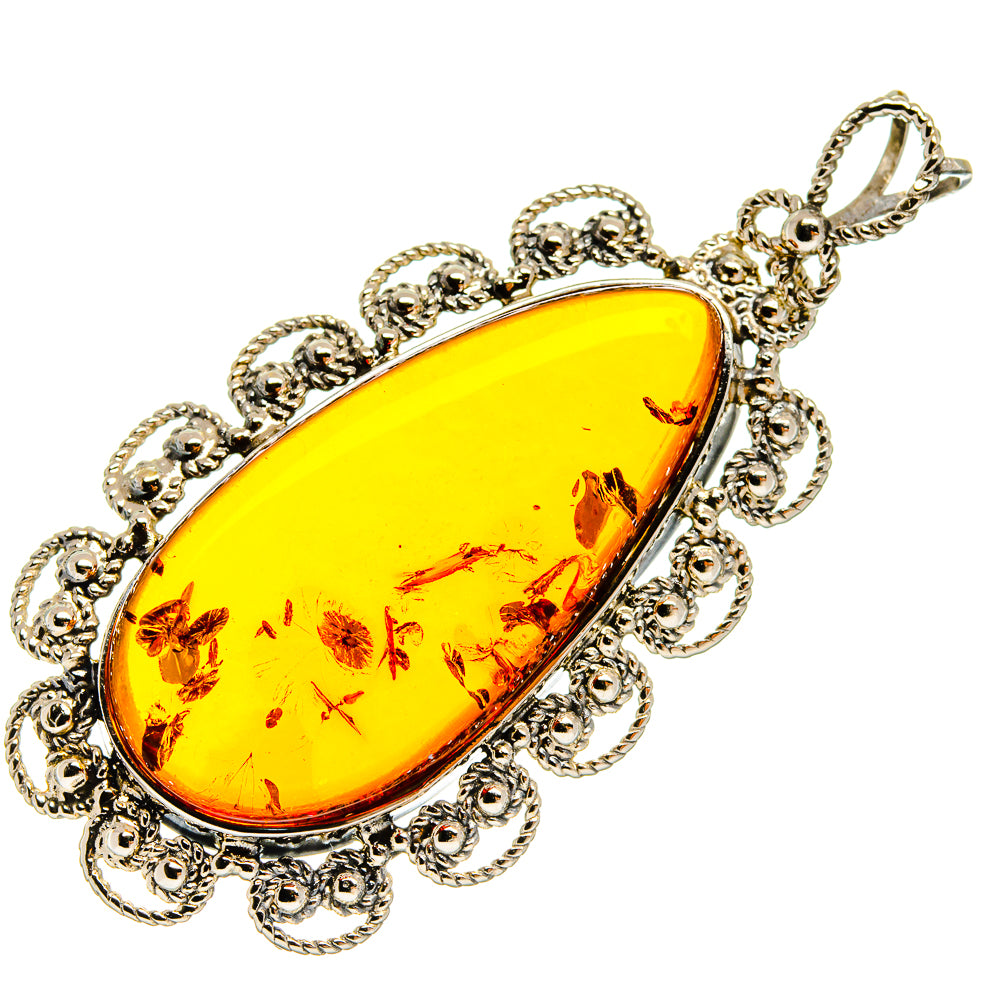 Baltic Amber Pendants handcrafted by Anasilvercos - PD26055 - Photo 2