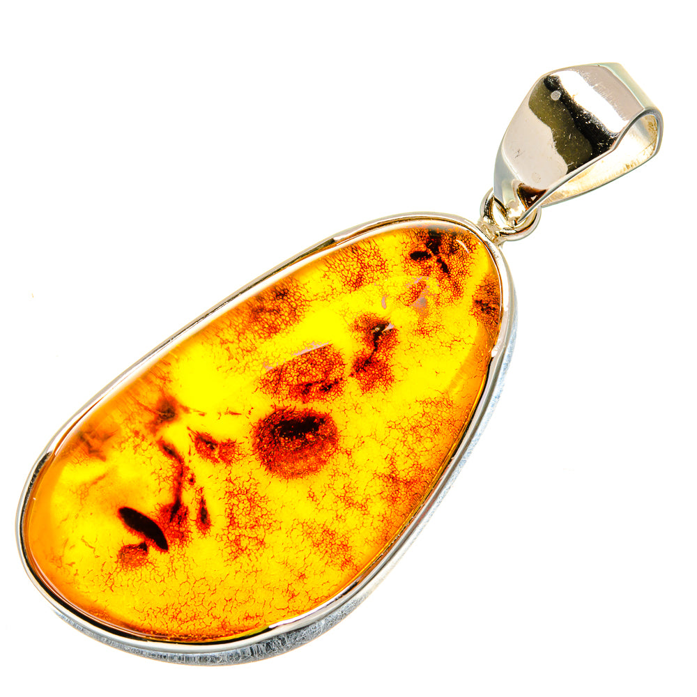 Baltic Amber Pendants handcrafted by Anasilvercos - PD26062 - Photo 2