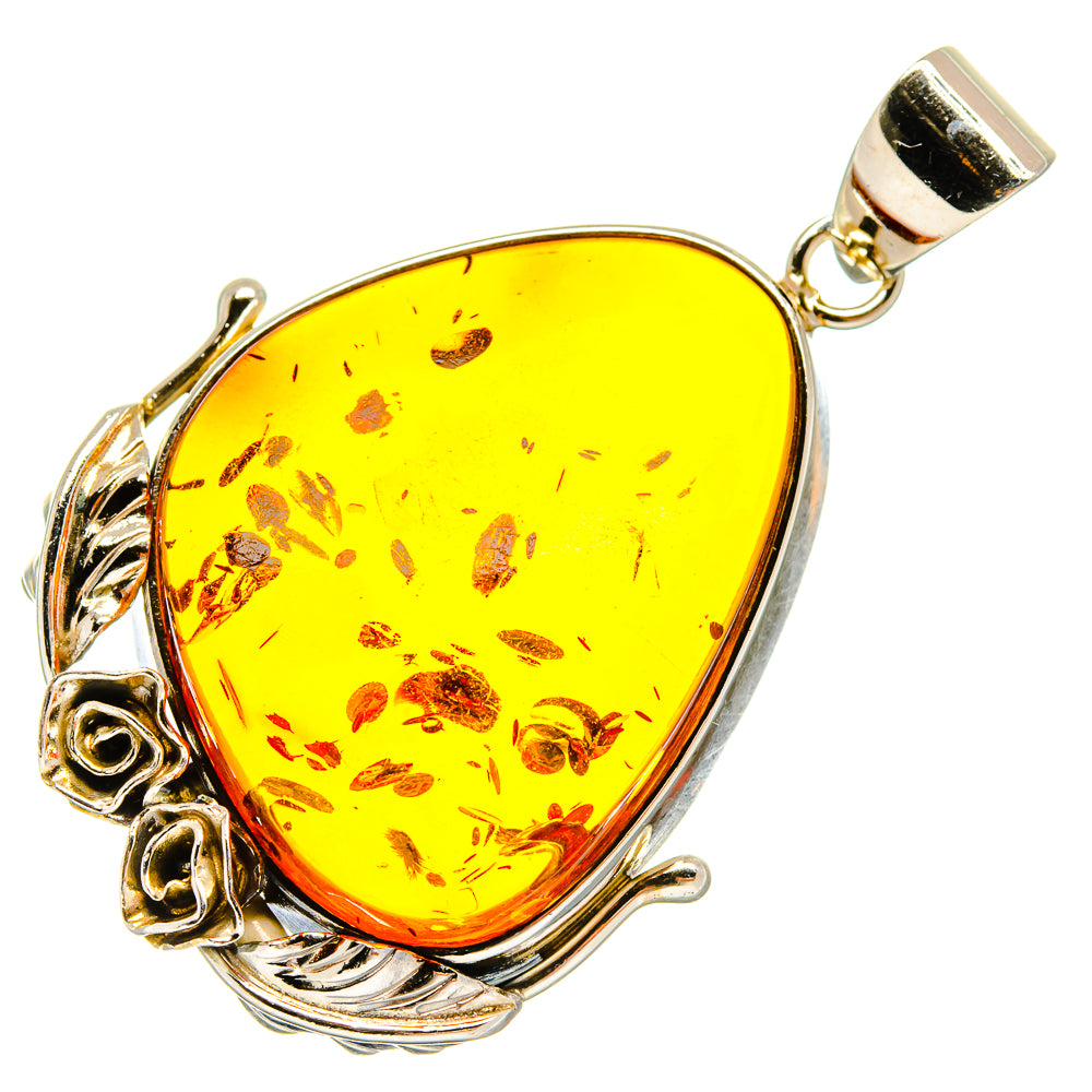 Baltic Amber Pendants handcrafted by Anasilvercos - PD26076 - Photo 2