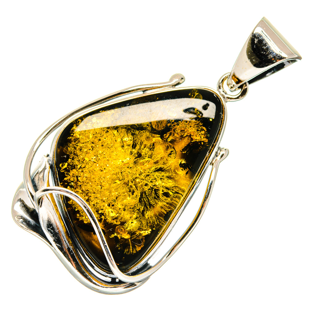 Baltic Amber Pendants handcrafted by Anasilvercos - PD26077 - Photo 2