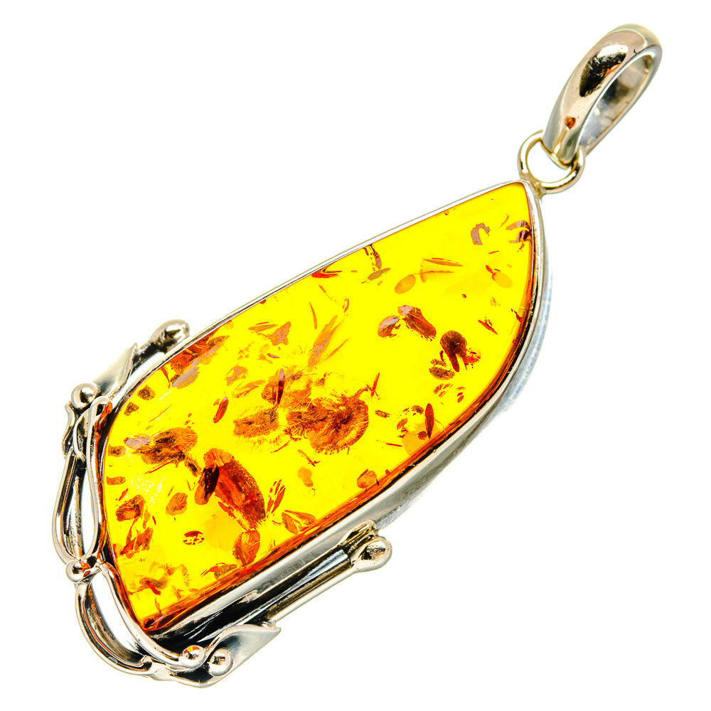 Baltic Amber Pendants handcrafted by Anasilvercos - PD26079 - Photo 2