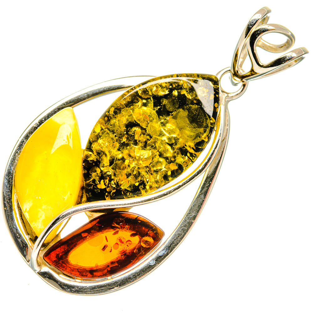Baltic Amber Pendants handcrafted by Anasilvercos - PD26088 - Photo 2