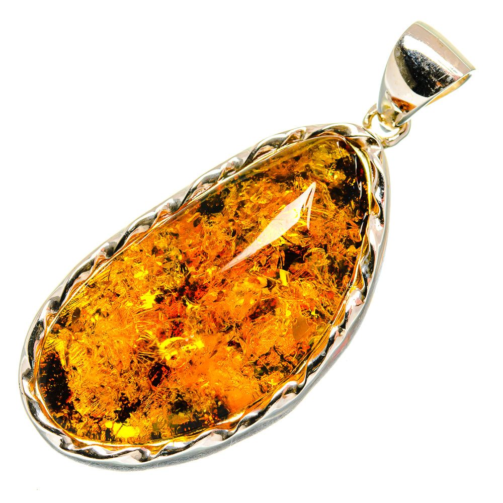 Baltic Amber Pendants handcrafted by Anasilvercos - PD26095 - Photo 2