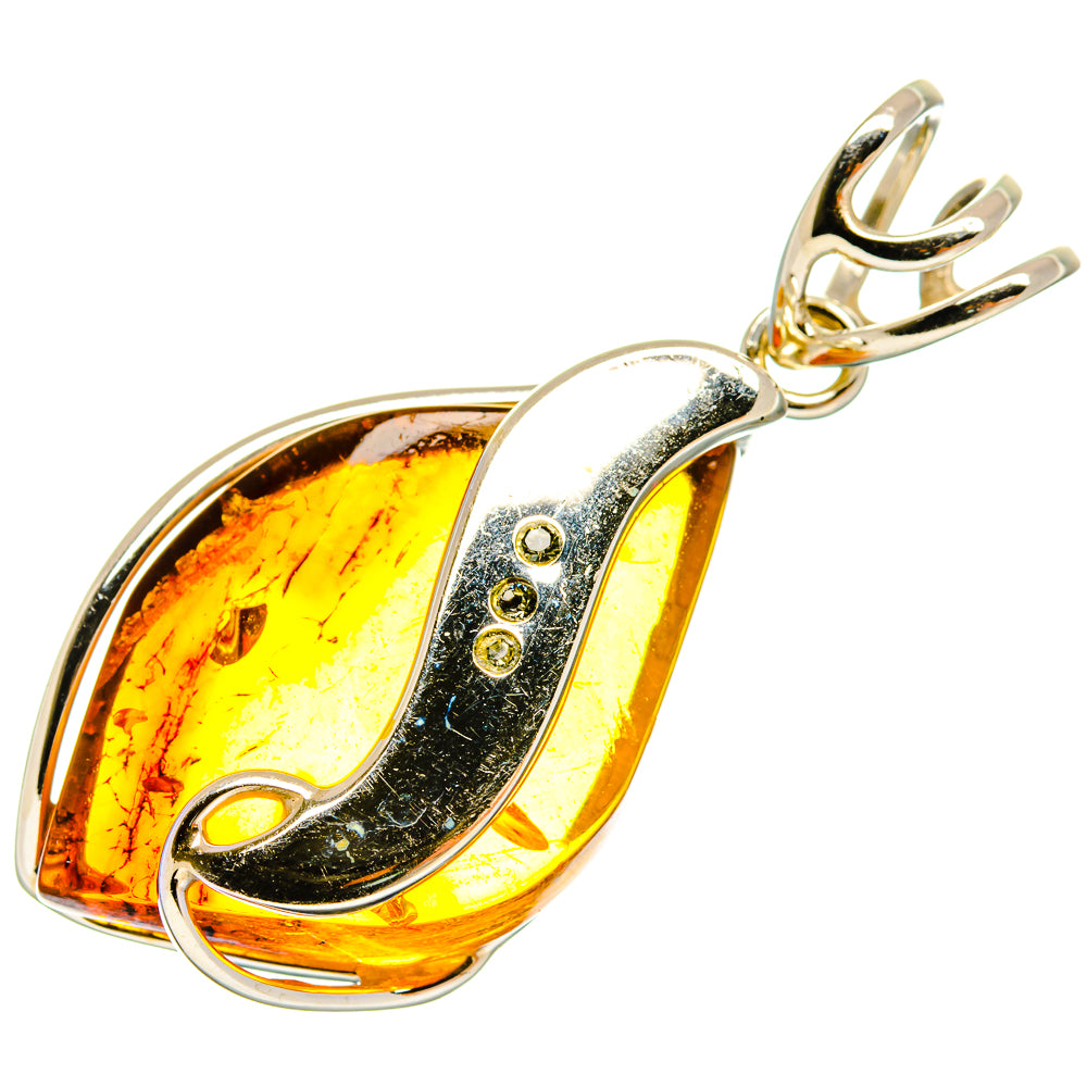 Baltic Amber Pendants handcrafted by Anasilvercos - PD26096 - Photo 2