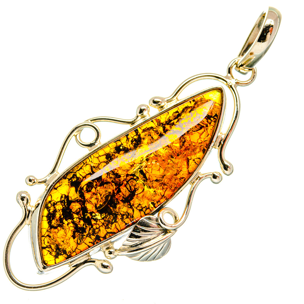 Baltic Amber Pendants handcrafted by Anasilvercos - PD26103 - Photo 2