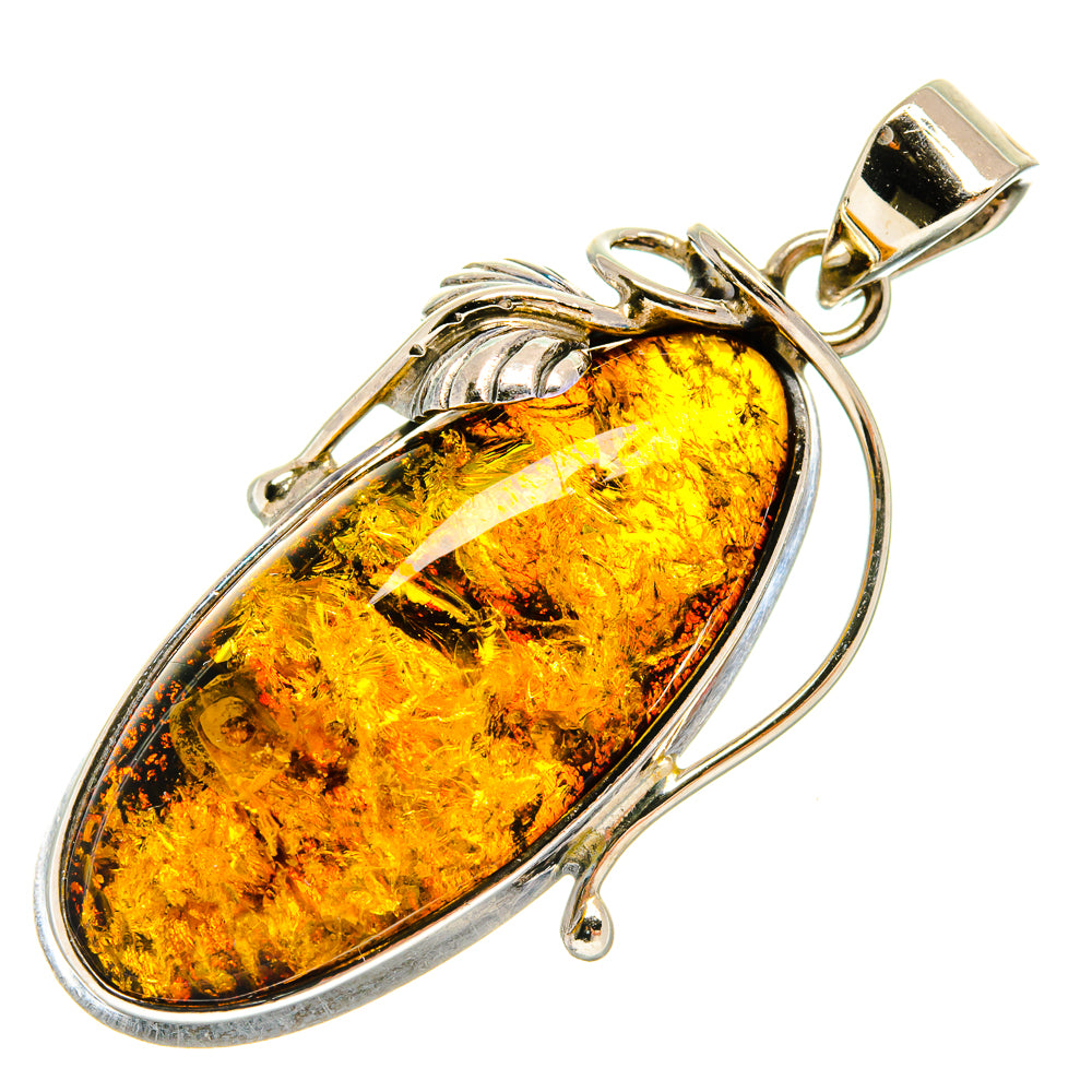 Baltic Amber Pendants handcrafted by Anasilvercos - PD26104 - Photo 2