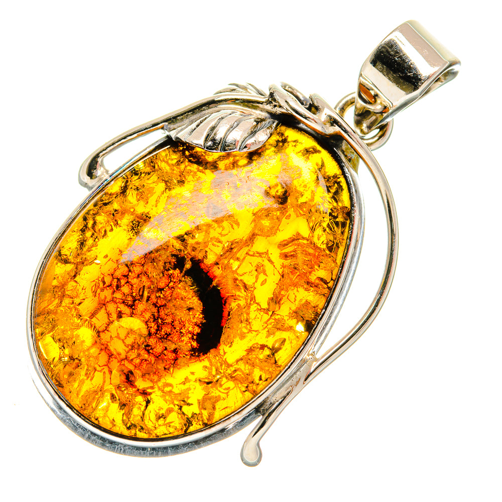 Baltic Amber Pendants handcrafted by Anasilvercos - PD26116 - Photo 2