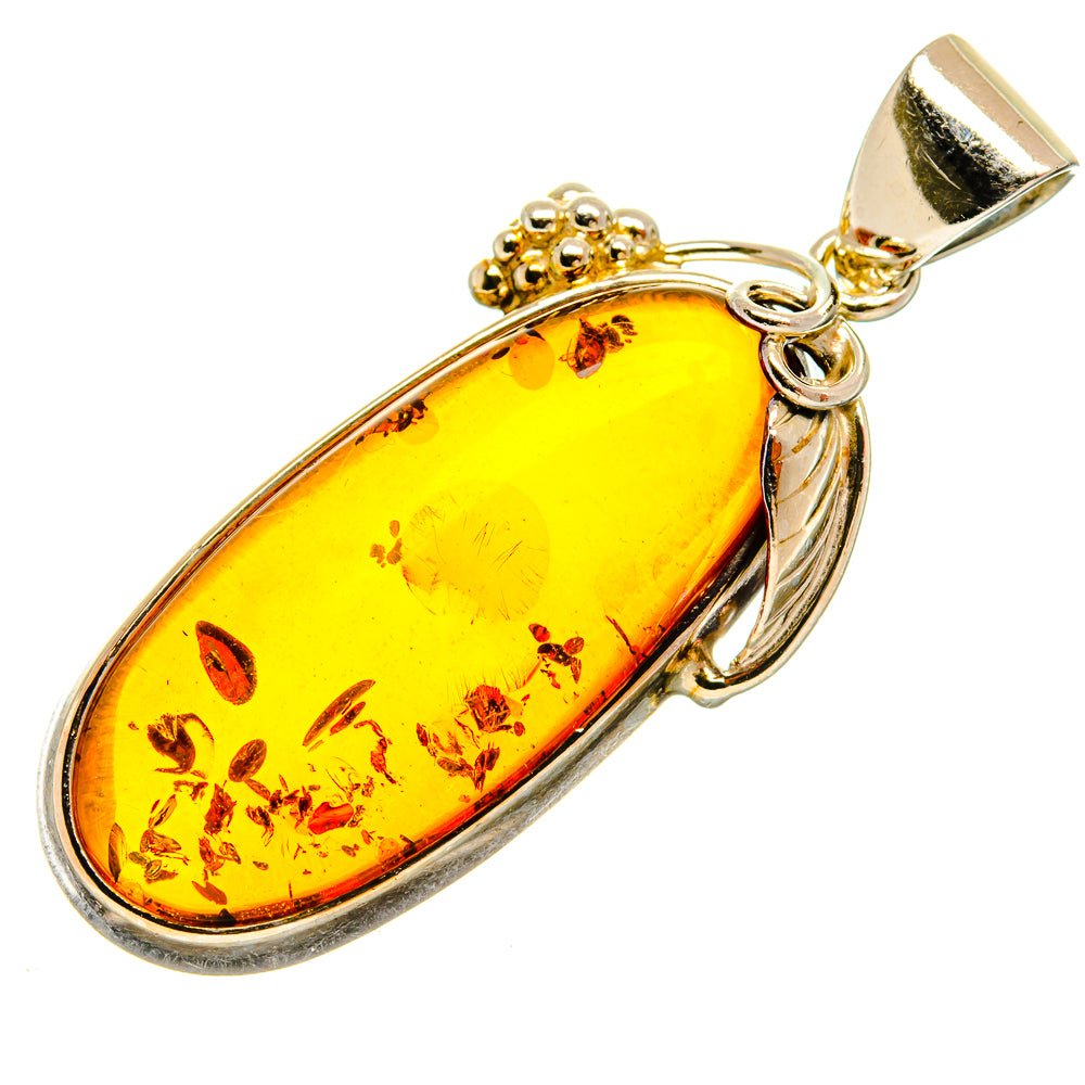 Baltic Amber Pendants handcrafted by Anasilvercos - PD26117 - Photo 2