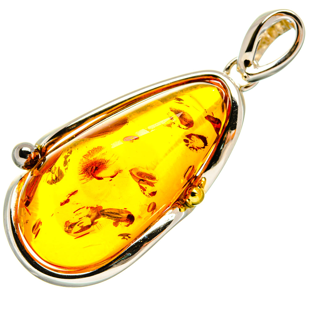 Baltic Amber Pendants handcrafted by Anasilvercos - PD26118 - Photo 2