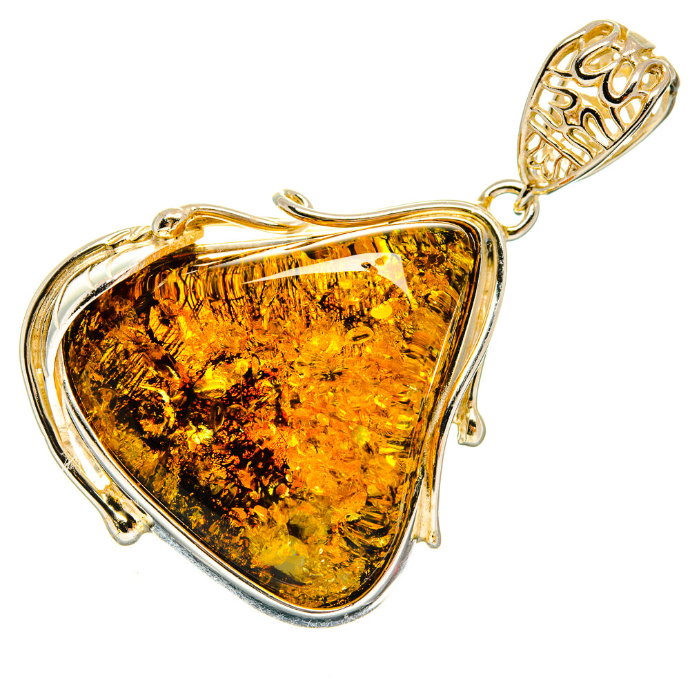 Baltic Amber Pendants handcrafted by Anasilvercos - PD26119 - Photo 2