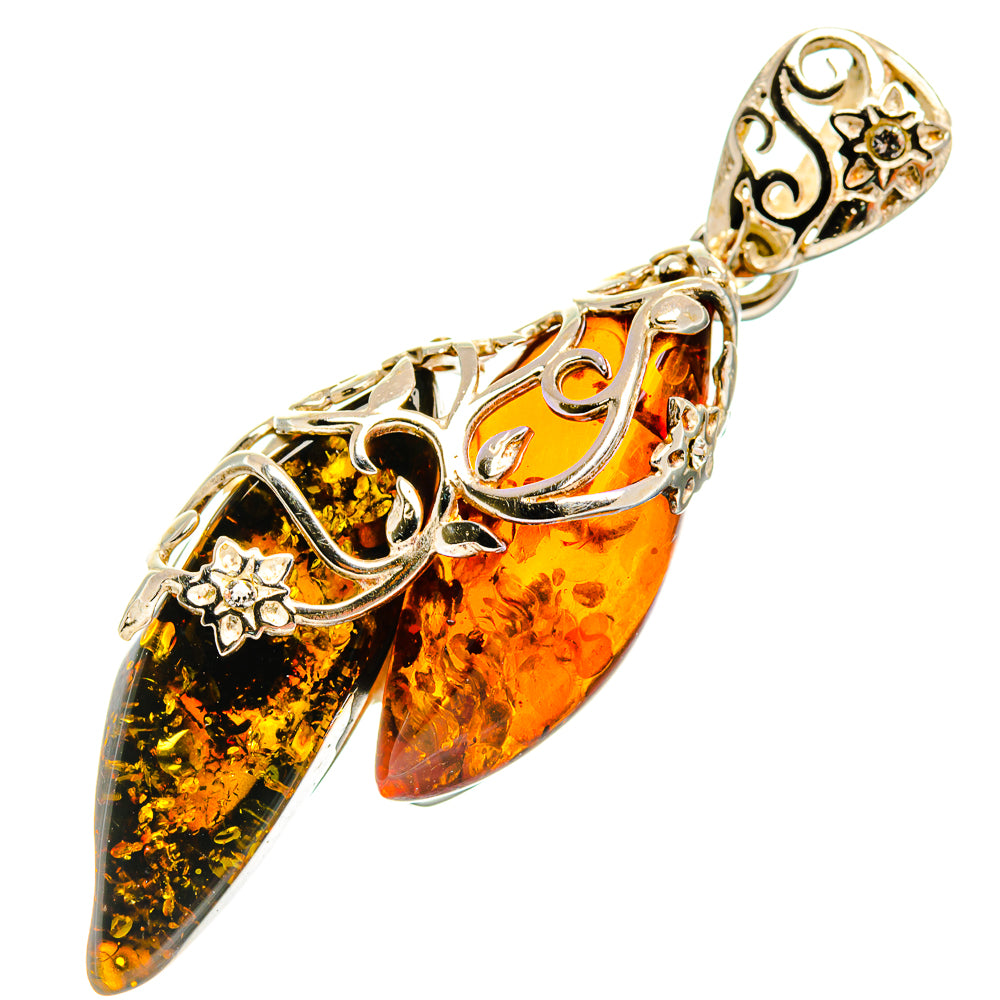 Baltic Amber Pendants handcrafted by Anasilvercos - PD26133 - Photo 2