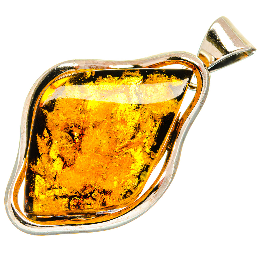 Baltic Amber Pendants handcrafted by Anasilvercos - PD26151 - Photo 2