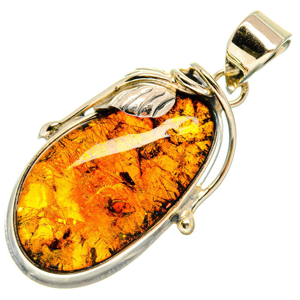 Baltic Amber Pendants handcrafted by Anasilvercos - PD26160 - Photo 2