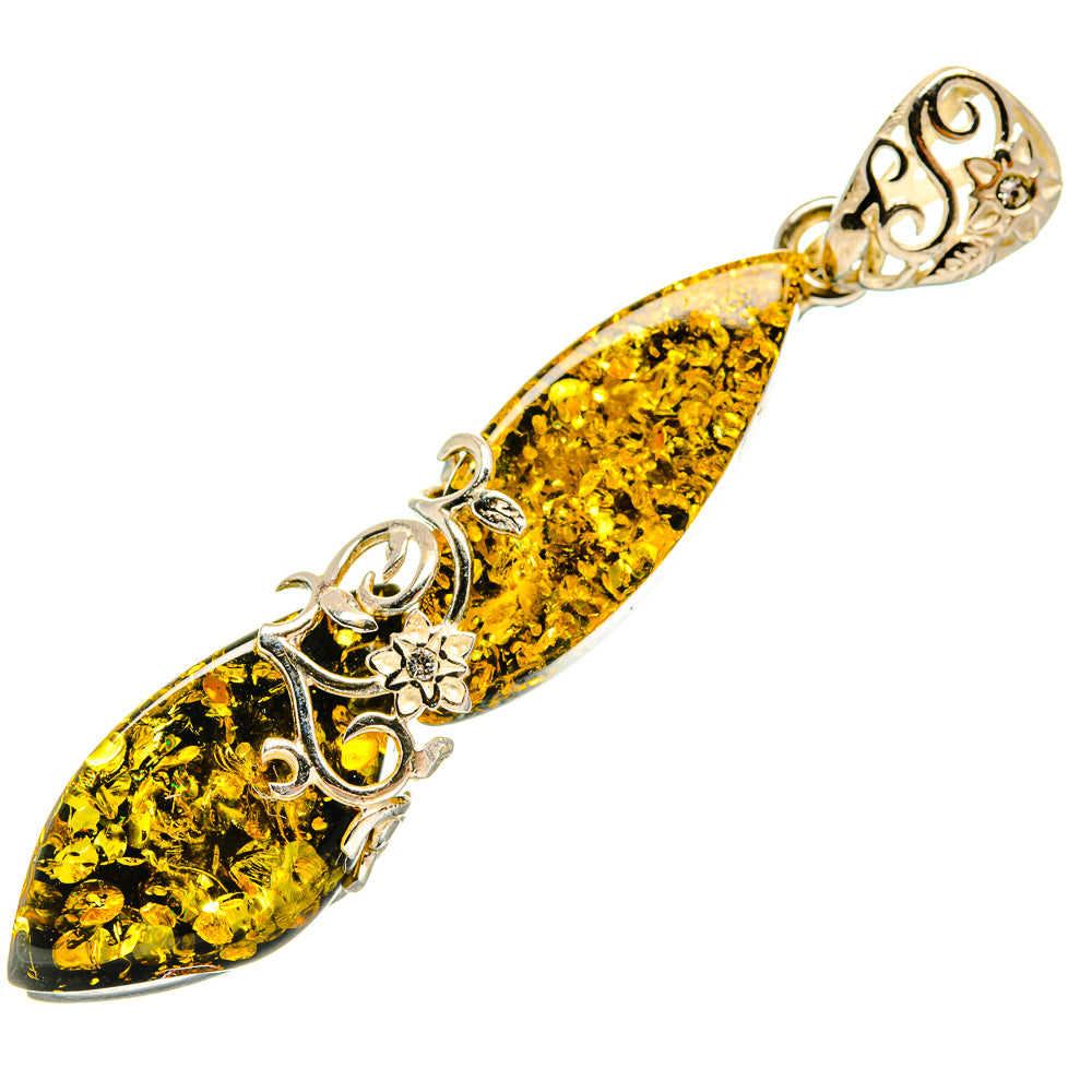 Baltic Amber Pendants handcrafted by Anasilvercos - PD26188 - Photo 2