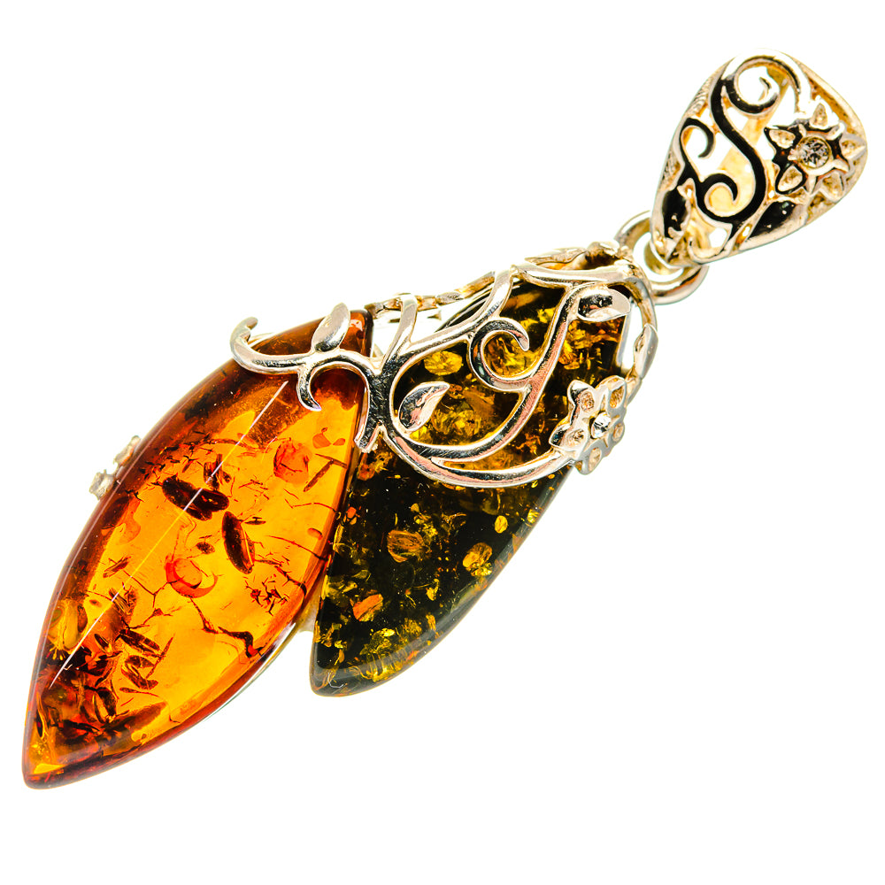 Baltic Amber Pendants handcrafted by Anasilvercos - PD26189 - Photo 2