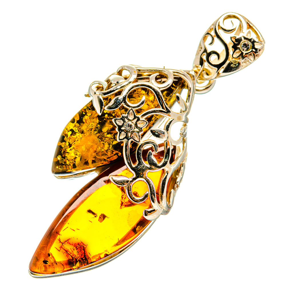 Baltic Amber Pendants handcrafted by Anasilvercos - PD26197 - Photo 2