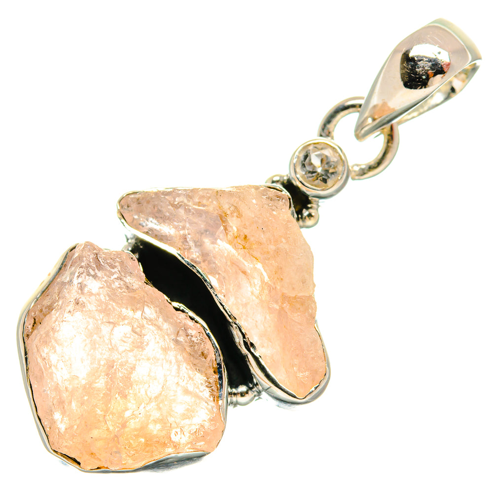 Rose Quartz Pendants handcrafted by Anasilvercos - PD26217 - Photo 2