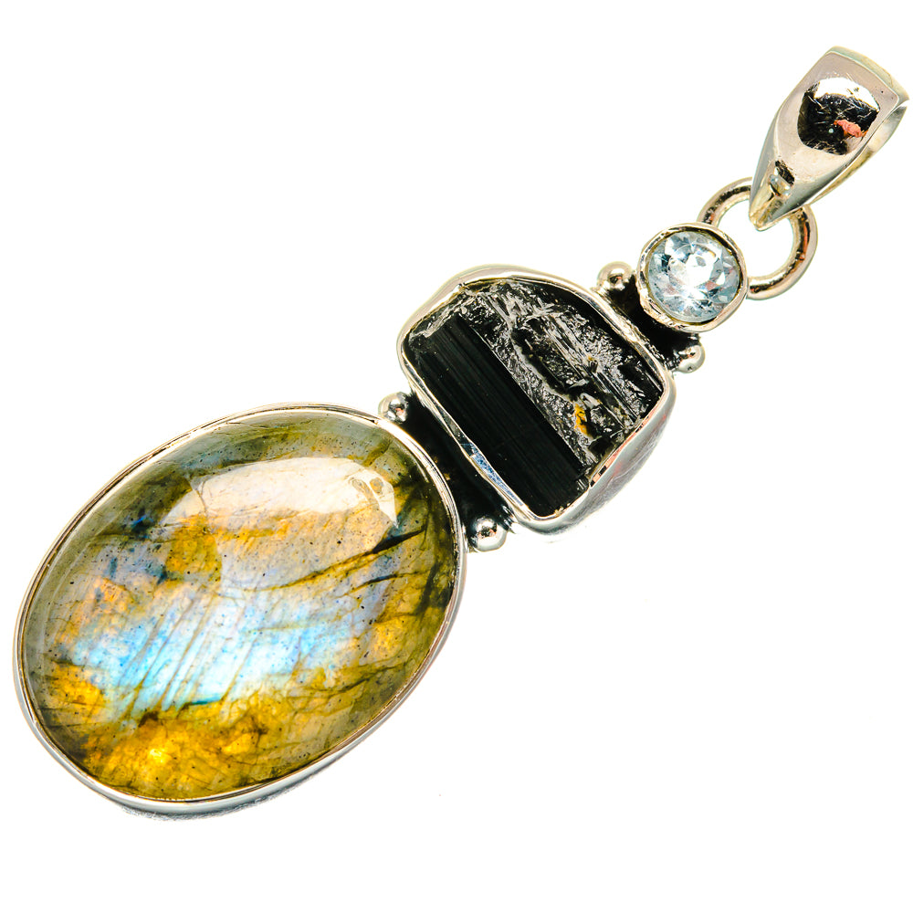 Labradorite Pendants handcrafted by Anasilvercos - PD26230 - Photo 2