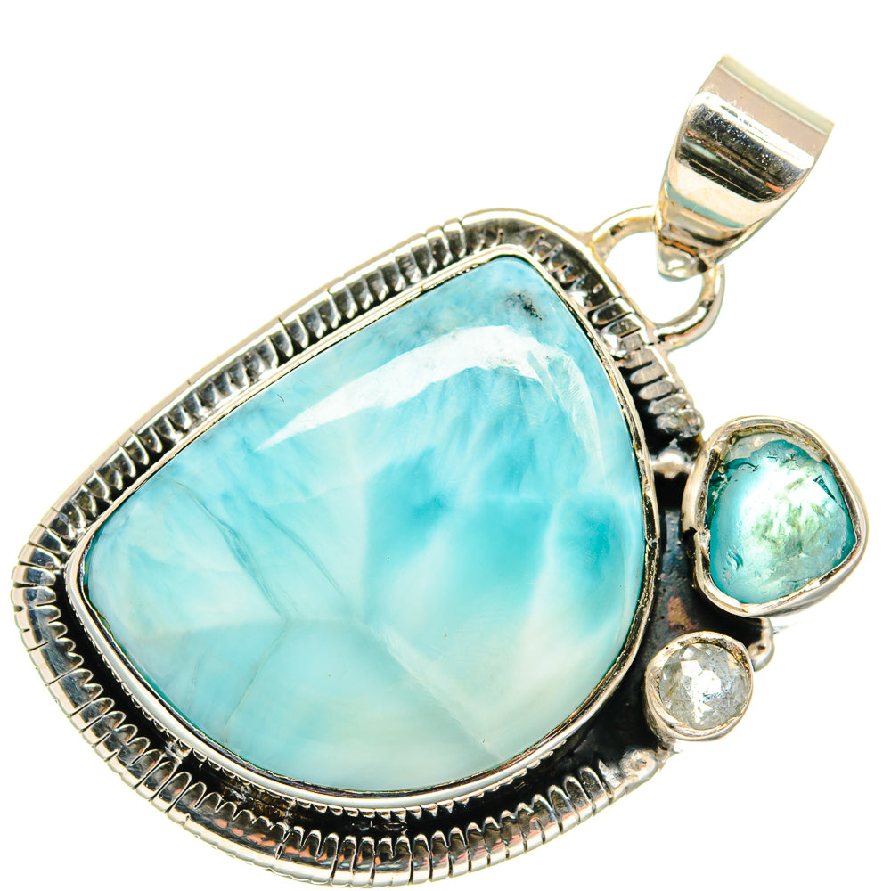 Larimar Pendants handcrafted by Anasilvercos - PD26234 - Photo 2