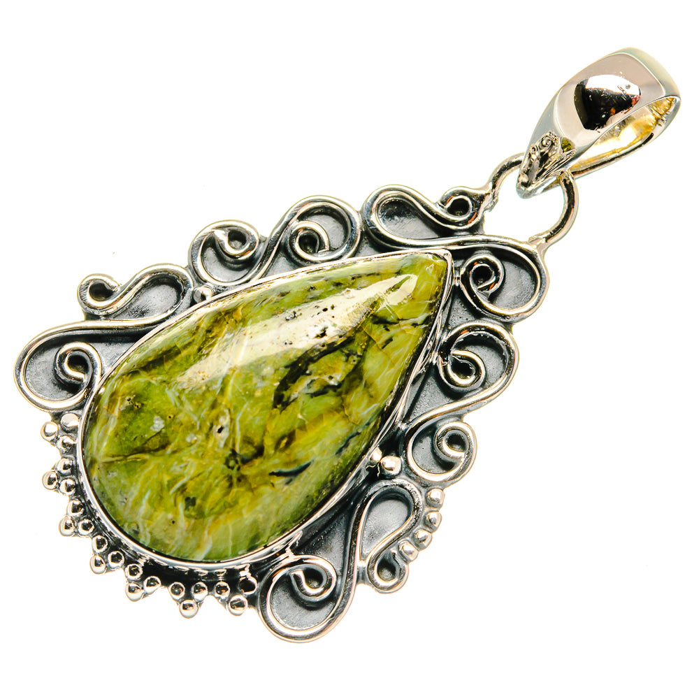 Rainforest Jasper Pendants handcrafted by Anasilvercos - PD26244 - Photo 2